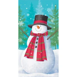 Creative Converting Snow Man Guest Towel Napkins 16ct | Christmas