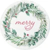Creative Converting Merry 9in Paper Plates 8ct | Christmas
