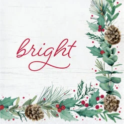 Creative Converting Bright Luncheon Napkins 16ct | Christmas