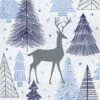 Creative Converting Snowfall Lunch Napkins 16ct | Christmas