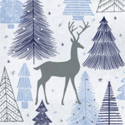 Creative Converting Snowfall Lunch Napkins 16ct | Christmas