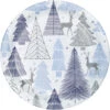 Creative Converting Snowfall 7in Paper Plates 8ct | Christmas