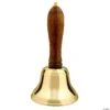 8" Christmas Brass Hand Bell