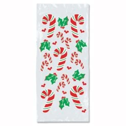 Candy Cane & Holly Cello Bags | Christmas