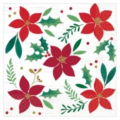 AMSCAN Christmas Wishes Dinner Napkins 16ct | Christmas