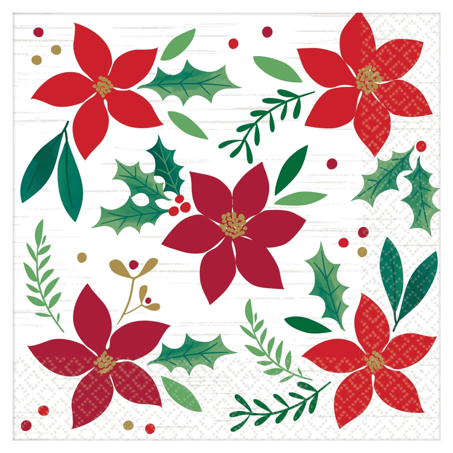 AMSCAN Christmas Wishes Dinner Napkins 16ct | Christmas 1 AMSCAN Christmas Wishes Dinner Napkins 16ct | Christmas