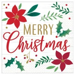 AMSCAN Christmas Wishes Luncheon Napkins 16ct | Christmas
