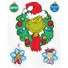 AMSCAN Grinch Window Decoration | Christmas