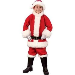 Flannel Santa Suit Child | Christmas