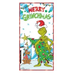 AMSCAN Merry Grinchmas Door Decoration | Christmas