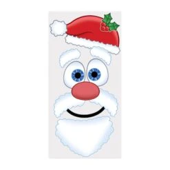 Santa Face Door Cover | Christmas