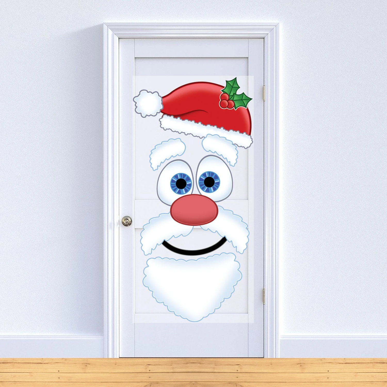 Santa Face Door Cover | Christmas 2 Santa Face Door Cover | Christmas - Image 2