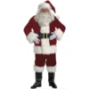 Halco Burgundy Velvet Santa Suit Adult | Christmas