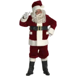 Halco Burgundy Deluxe Santa Suit Adult | Christmas
