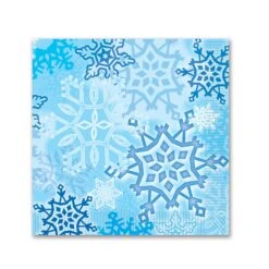 Snowflake Beverage Napkins | Christmas