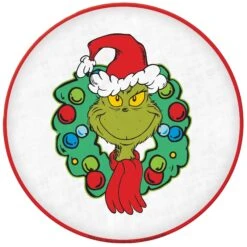 AMSCAN Traditional Grinch Round Platter | Christmas