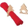 AMSCAN Tree Napkin Ring 4ct | Christmas