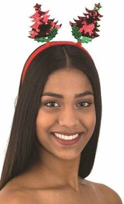 Sequin Mini Christmas Tree Headband | Christmas