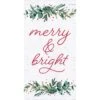 Creative Converting Merry & Bright Towel Napkins 16ct | Christmas