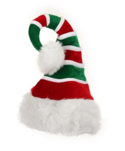 Ridged Santa Plush Hat | Christmas