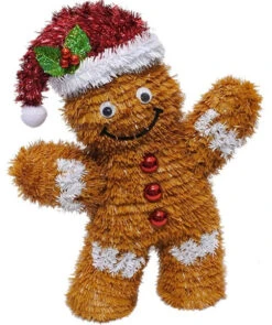 Tinsel Gingerbread Person | Christmas