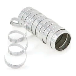 Creative Converting Silver Serpentine 10pc | Christmas